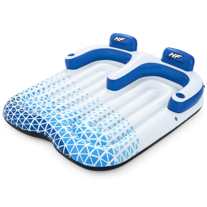 Bestway Hydro Force Indigo Wave Double Lounge 1.96m in the group TOYS, KIDS & BABY PRODUCTS / Outdoor toys / Bath toys at TP E-commerce Nordic AB (A18295)