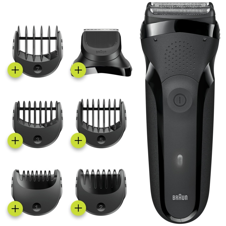 Braun Rakapparat Serie 3 Shave&Style 300BT in the group BEAUTY & HEALTH / Hair & Styling / Shaving & Trimming / Shavers at TP E-commerce Nordic AB (A18355)