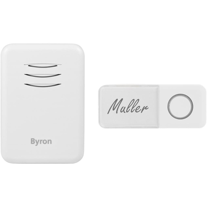 Byron Trådlös dörrklocka Batteridriv in the group HOME, HOUSEHOLD & GARDEN / Alarm & Security / Doorbells at TP E-commerce Nordic AB (A18365)