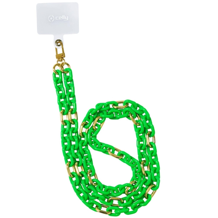 Celly Lacet Chain Halskedja Fluo Grö in the group SMARTPHONE & TABLETS / Other accessories / Other at TP E-commerce Nordic AB (A18420)
