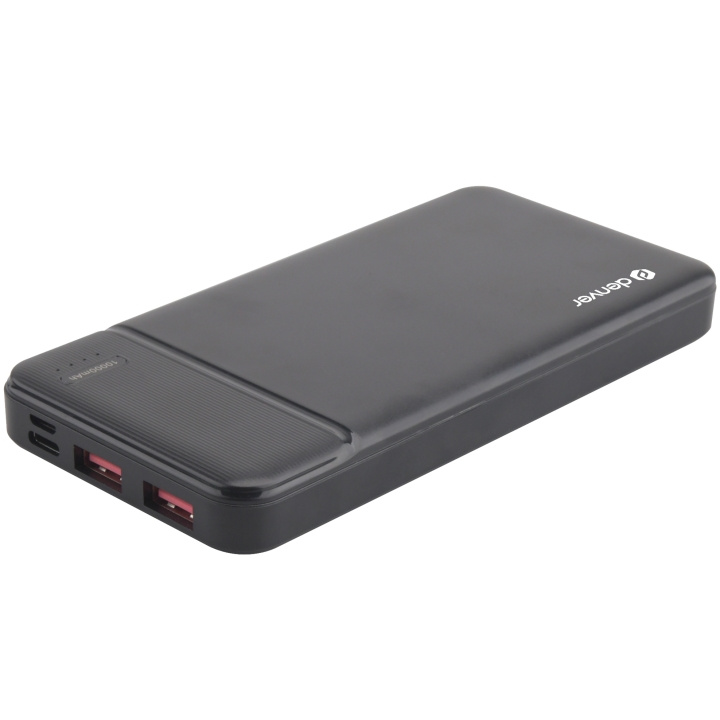 Denver Powerbank 10000mAh Quick Charge in the group SMARTPHONE & TABLETS / Chargers & Cables / Powerbanks at TP E-commerce Nordic AB (A18603)
