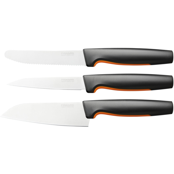Fiskars Favoritknivset, 3 delar FF in the group HOME, HOUSEHOLD & GARDEN / Kitchen utensils / Kitchen knives & Knife sharpeners at TP E-commerce Nordic AB (A18678)