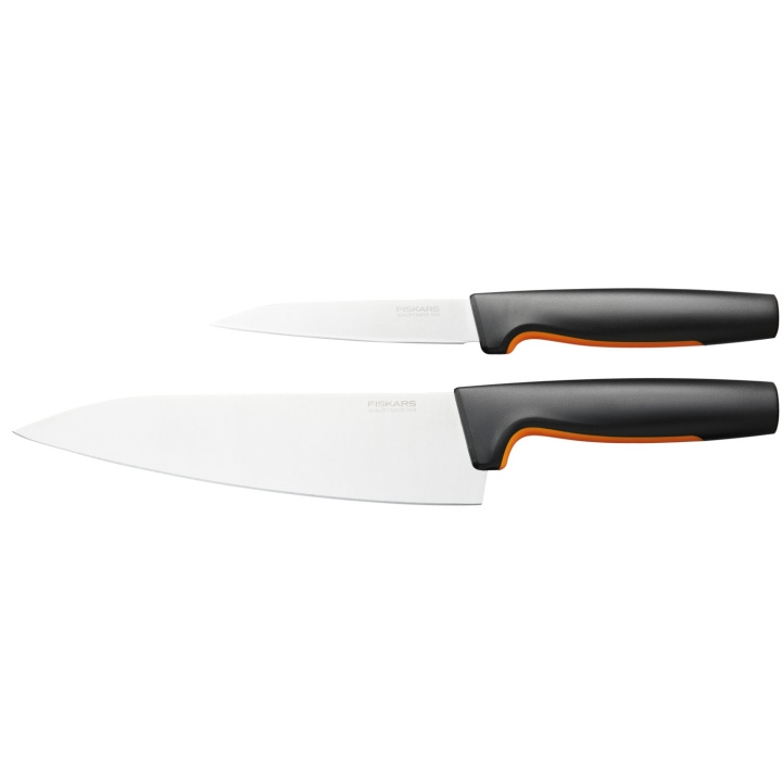 Fiskars Kockknivset, 2 delar FF in the group HOME, HOUSEHOLD & GARDEN / Kitchen utensils / Kitchen knives & Knife sharpeners at TP E-commerce Nordic AB (A18690)