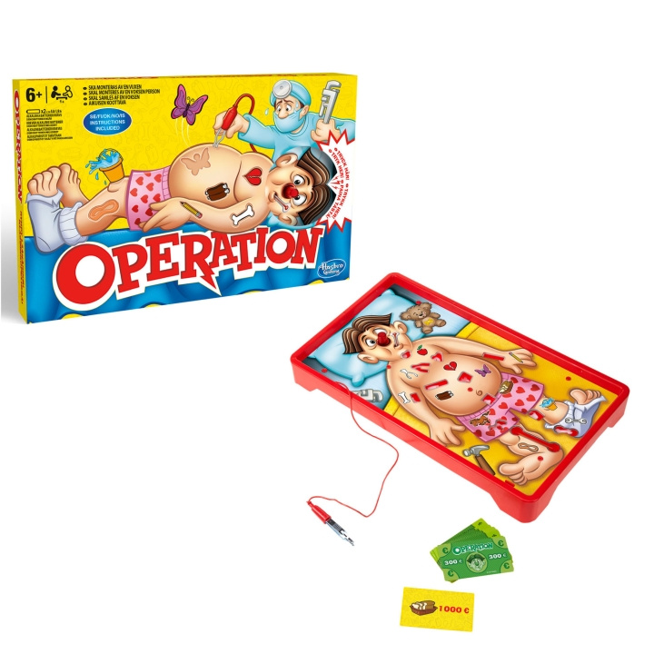 Hasbro Classic Operation in the group TOYS, KIDS & BABY PRODUCTS / Toys / Board games / Family Games at TP E-commerce Nordic AB (A18775)