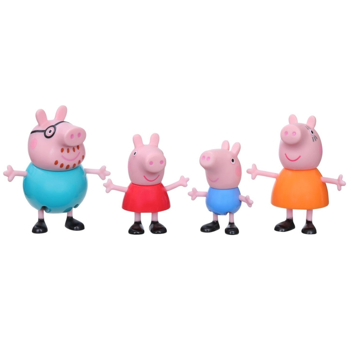 Hasbro Peppa Pig Peppa\'s Family 4-Pac in the group TOYS, KIDS & BABY PRODUCTS / Toys / Figures & Miniatures at TP E-commerce Nordic AB (A18795)