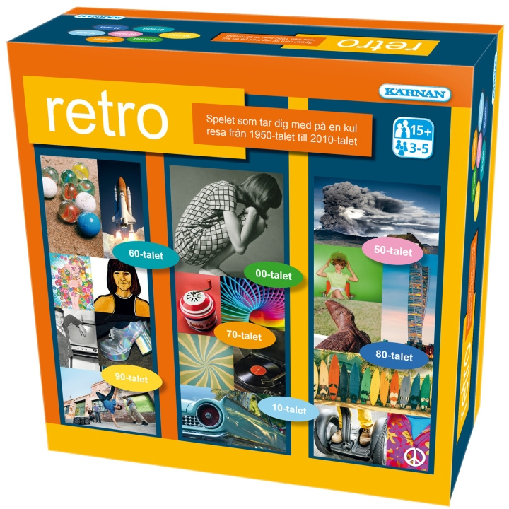 Kärnan Spel Retro in the group TOYS, KIDS & BABY PRODUCTS / Toys / Board games / Family Games at TP E-commerce Nordic AB (A18873)