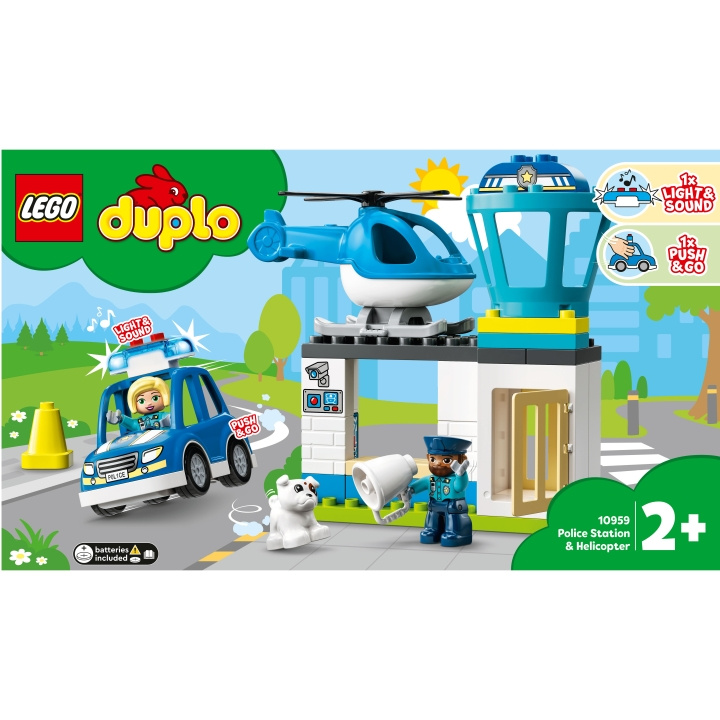 LEGO Duplo - Polisstation & Helikop in the group TOYS, KIDS & BABY PRODUCTS / Toys / Building toys / Lego at TP E-commerce Nordic AB (A18951)