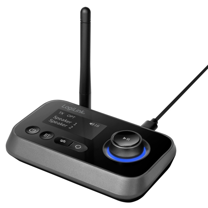 LogiLink Bluetooth 5.0 2-in-1 Audio Transmitter/Receiver in the group CAR / Car audio & Multimedia / Music receivers at TP E-commerce Nordic AB (A19029)