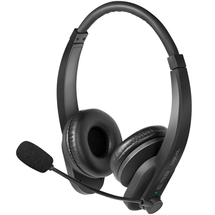 LogiLink Bluetooth-headset Stereo in the group COMPUTERS & PERIPHERALS / Computer accessories / Headset at TP E-commerce Nordic AB (A19032)