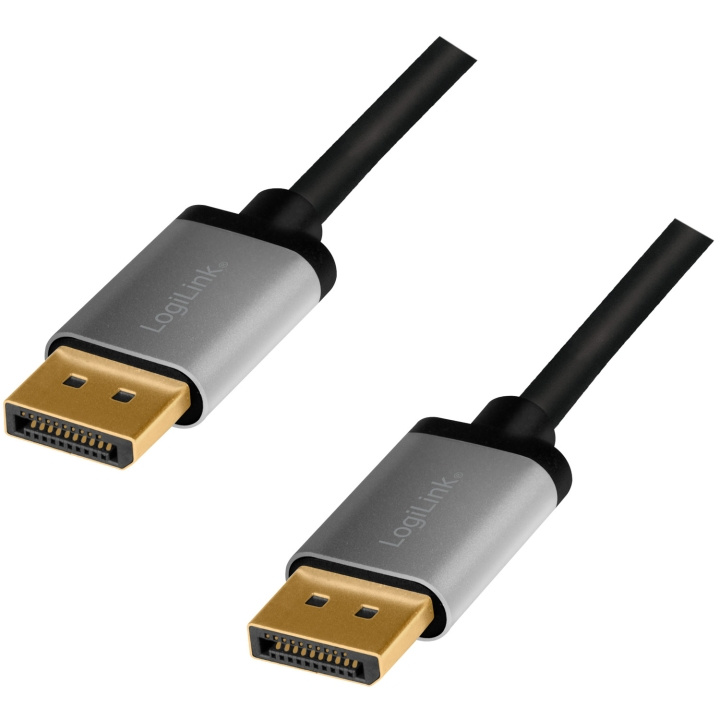 LogiLink DisplayPort-kabel 4K/60Hz Alum in the group COMPUTERS & PERIPHERALS / Computer cables / DisplayPort / Cables at TP E-commerce Nordic AB (A19033)