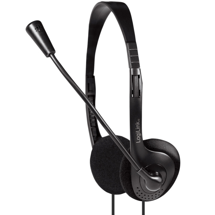 LogiLink PC-headset Stereo m mikrofon 1 in the group COMPUTERS & PERIPHERALS / Computer accessories / Headset at TP E-commerce Nordic AB (A19049)