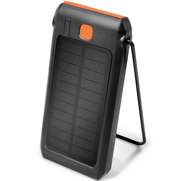 LogiLink Solar Power Bank 10.000mAh PD 18W in the group SMARTPHONE & TABLETS / Chargers & Cables / Powerbanks at TP E-commerce Nordic AB (A19059)