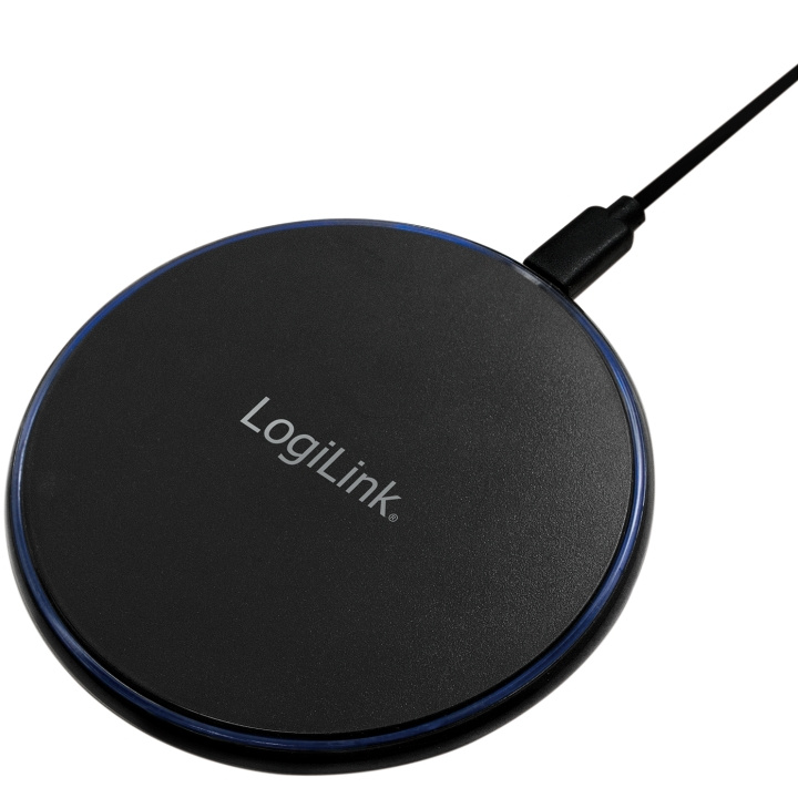 LogiLink Trådlös laddare Qi 10W Fast ch in the group SMARTPHONE & TABLETS / Chargers & Cables / Wireless Qi chargers at TP E-commerce Nordic AB (A19060)