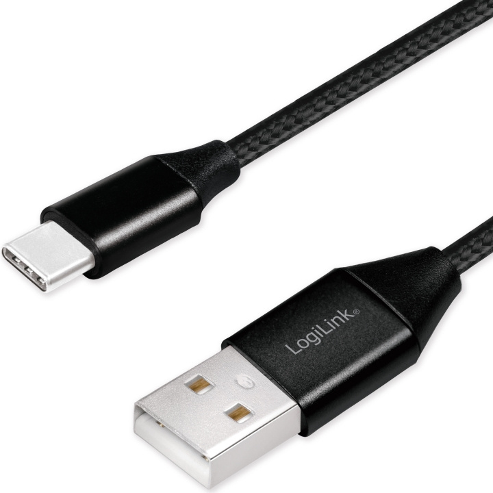 LogiLink USB-USB-C Ladd/synk-kabel 15W in the group SMARTPHONE & TABLETS / Chargers & Cables / Cables / Cables Type C at TP E-commerce Nordic AB (A19073)