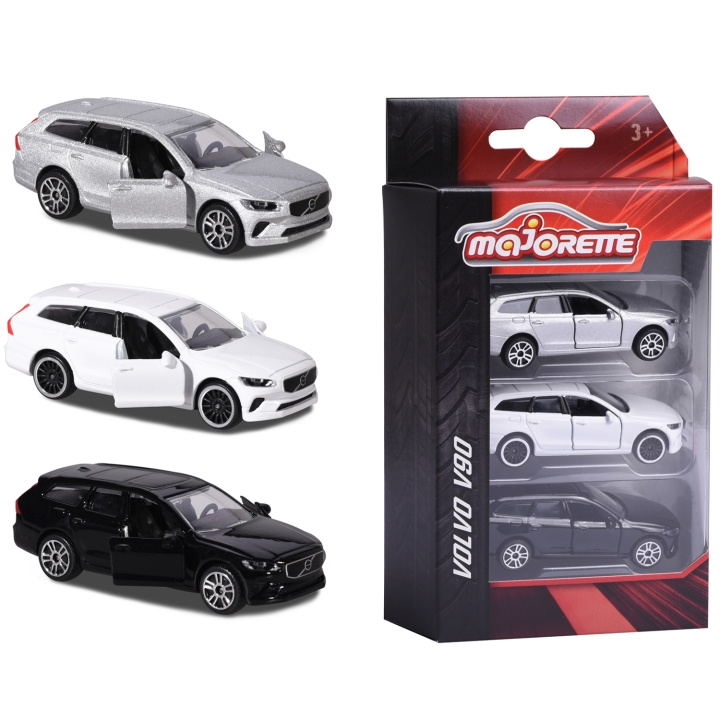 Majorette Volvo V90 3 Pieces Set in the group TOYS, KIDS & BABY PRODUCTS / Toys / Toy cars at TP E-commerce Nordic AB (A19084)