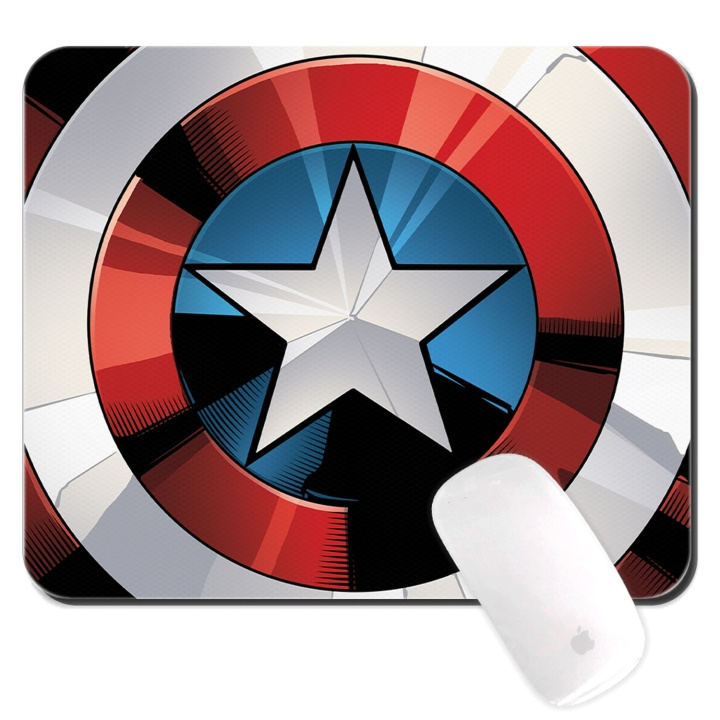Marvel Musmatta Captain America 025 in the group COMPUTERS & PERIPHERALS / Mice & Keyboards / Mouse pads at TP E-commerce Nordic AB (A19086)