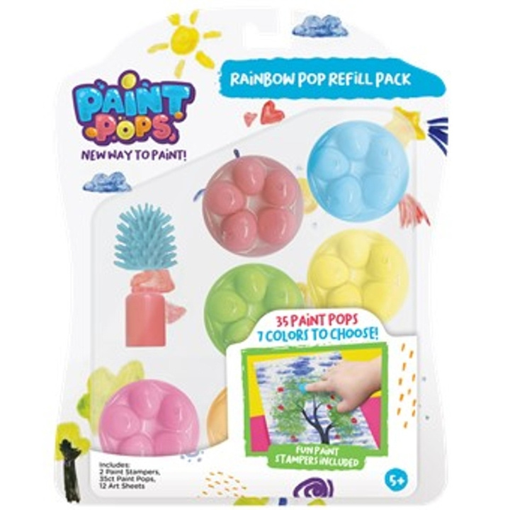 Paint Pops Paint Pops Rainbow Pop Refill in the group TOYS, KIDS & BABY PRODUCTS / Toys / Draw & Count at TP E-commerce Nordic AB (A19175)