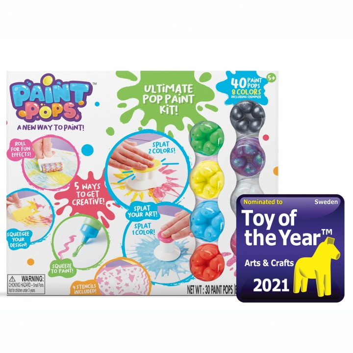 Paint Pops Pop n Splat all that kit in the group TOYS, KIDS & BABY PRODUCTS / Toys / Draw & Count at TP E-commerce Nordic AB (A19177)