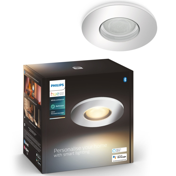 Philips Hue Adore Infälld spot 1st 230 in the group HOME, HOUSEHOLD & GARDEN / Smart home / Smart Lights at TP E-commerce Nordic AB (A19212)