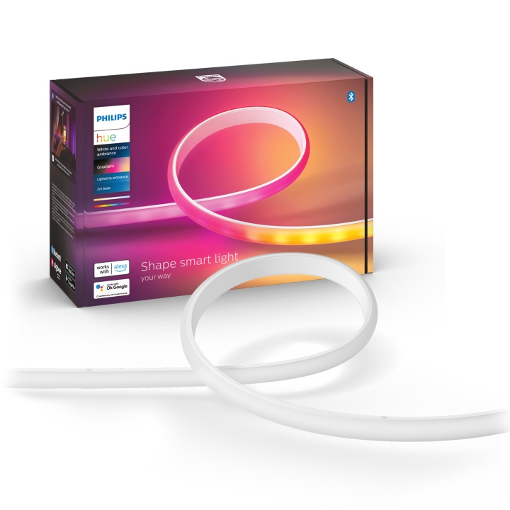 Philips Hue Gradient Lightstrip White/ in the group HOME, HOUSEHOLD & GARDEN / Smart home / Smart Lights at TP E-commerce Nordic AB (A19241)