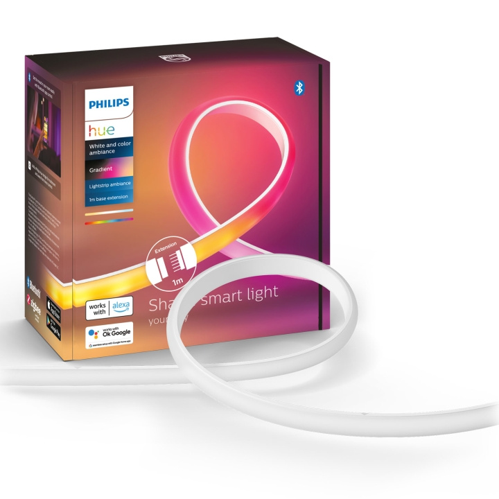 Philips Hue Gradient Lightstrip White/ in the group HOME, HOUSEHOLD & GARDEN / Smart home / Smart Lights at TP E-commerce Nordic AB (A19242)