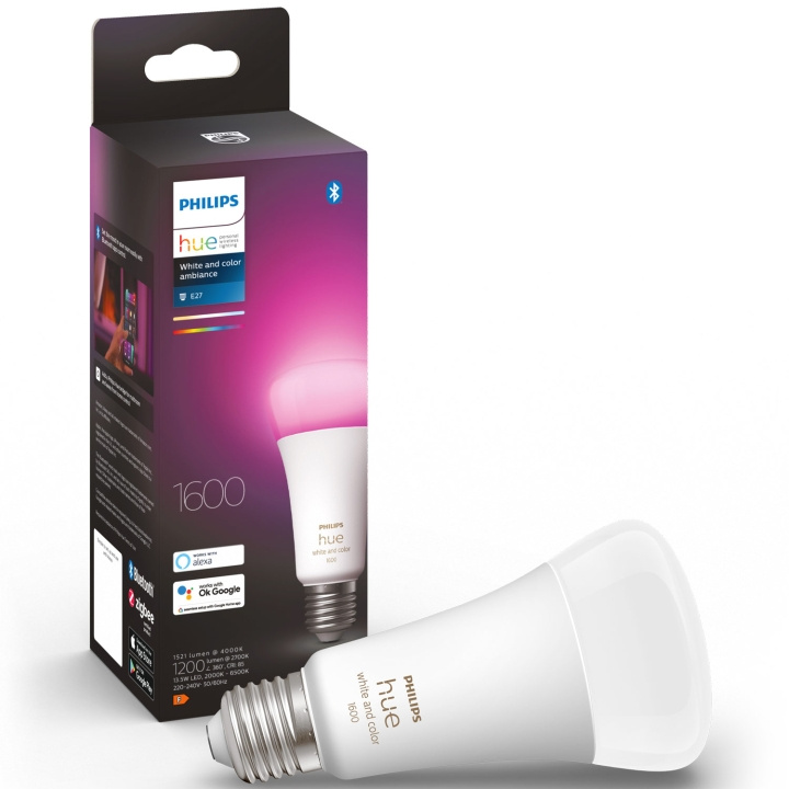 Philips Hue White Color Ambiance E27 A in the group HOME, HOUSEHOLD & GARDEN / Smart home / Smart Lights at TP E-commerce Nordic AB (A19284)