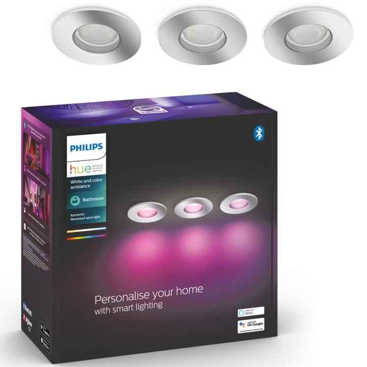 Philips Hue Xamento Infälld spot Badru in the group HOME, HOUSEHOLD & GARDEN / Smart home / Smart Lights at TP E-commerce Nordic AB (A19298)