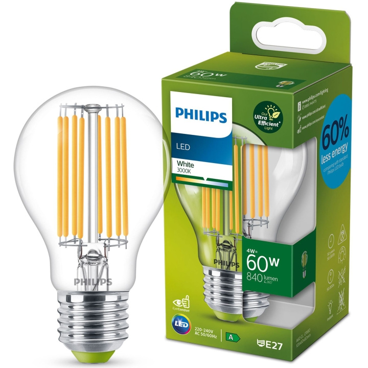 Philips LED E27 Normal 60W Klar 840lm in the group HOME ELECTRONICS / Lighting / LED lamps at TP E-commerce Nordic AB (A19304)