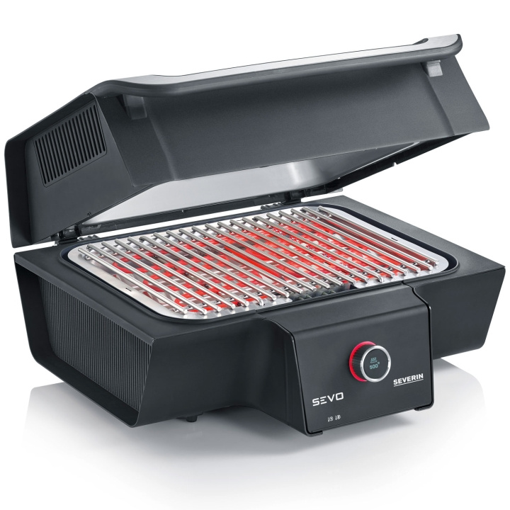Severin Elgrill 500° SEVO GT bordsgril in the group HOME, HOUSEHOLD & GARDEN / Household appliances / Toasters & Bread grills / Table grills & Raclette at TP E-commerce Nordic AB (A19426)