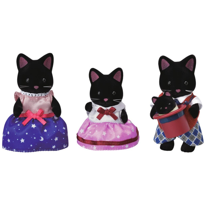 Sylvanian Families Midnight Cat Family in the group TOYS, KIDS & BABY PRODUCTS / Toys / Docks & Accessories at TP E-commerce Nordic AB (A19504)