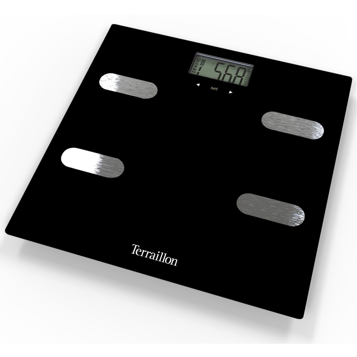 Terraillon Personvåg Fitness Black in the group BEAUTY & HEALTH / Health care / Bathroom scales at TP E-commerce Nordic AB (A19519)
