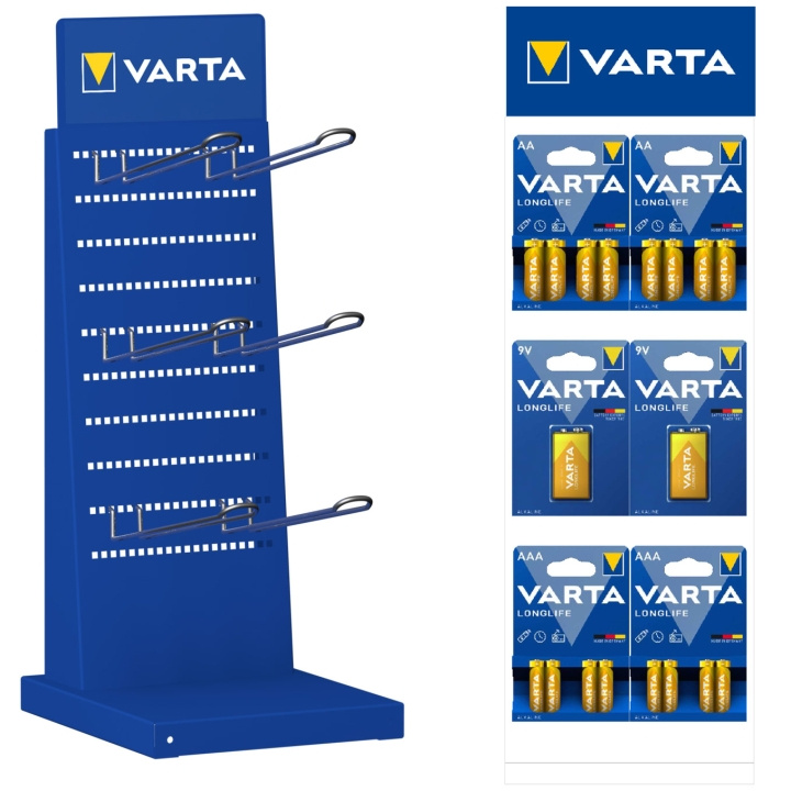 Varta Displayställ inkl. batterier S in the group HOME ELECTRONICS / Batteries & Chargers / Batteries / Other at TP E-commerce Nordic AB (A19606)