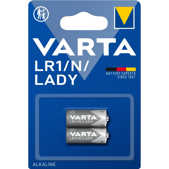 Varta LR1 / N / LADY 1,5V Alkaliskt in the group HOME ELECTRONICS / Batteries & Chargers / Batteries / Other at TP E-commerce Nordic AB (A19608)
