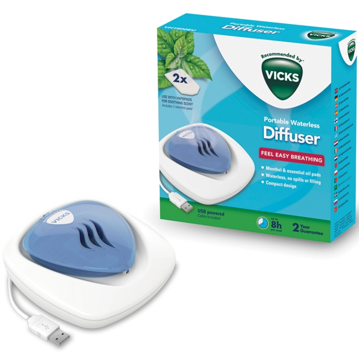 Vicks Doftspridare VH1800 in the group HOME, HOUSEHOLD & GARDEN / Fans & Climate products / Aroma diffusers at TP E-commerce Nordic AB (A19611)