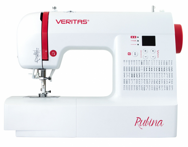 Veritas RUBINA - practical sewing machine with 100 stitches and drop-in bobbin system in the group HOME, HOUSEHOLD & GARDEN / Household appliances / Sewing machine & Accessories / Sewing machines at TP E-commerce Nordic AB (A19663)
