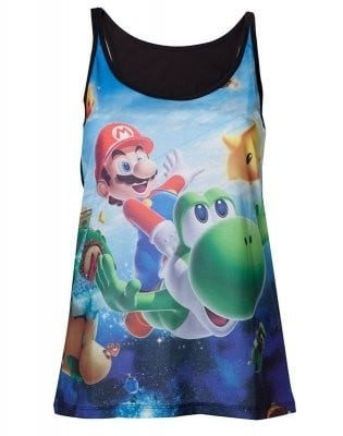 Super Mario Galaxy 2 tank top, Small in the group HOME ELECTRONICS / Game consoles & Accessories / Other games at TP E-commerce Nordic AB (A19760)