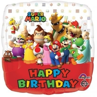 Super Mario Happy Birthday - Folieballong in the group HOME ELECTRONICS / Game consoles & Accessories / Other games at TP E-commerce Nordic AB (A19844)