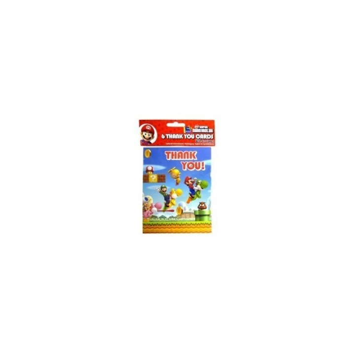 Thank you card Super Mario Brothers in the group HOME ELECTRONICS / Game consoles & Accessories / Other games at TP E-commerce Nordic AB (A19859)