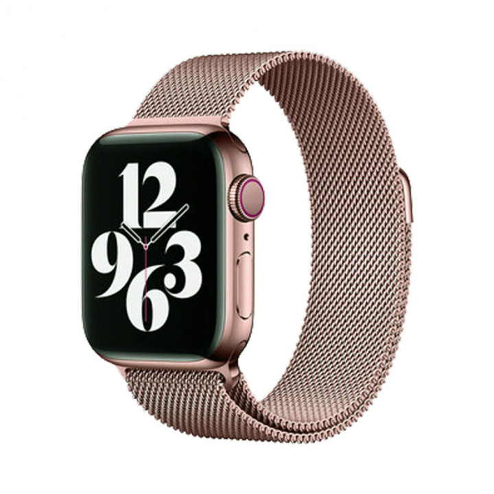 Metallarmband till Apple Watch 42/44mm, Roséguld in the group SMARTPHONE & TABLETS / Excercise, home & leisure / Apple Watch & Accessories / Accessories at TP E-commerce Nordic AB (A20274)