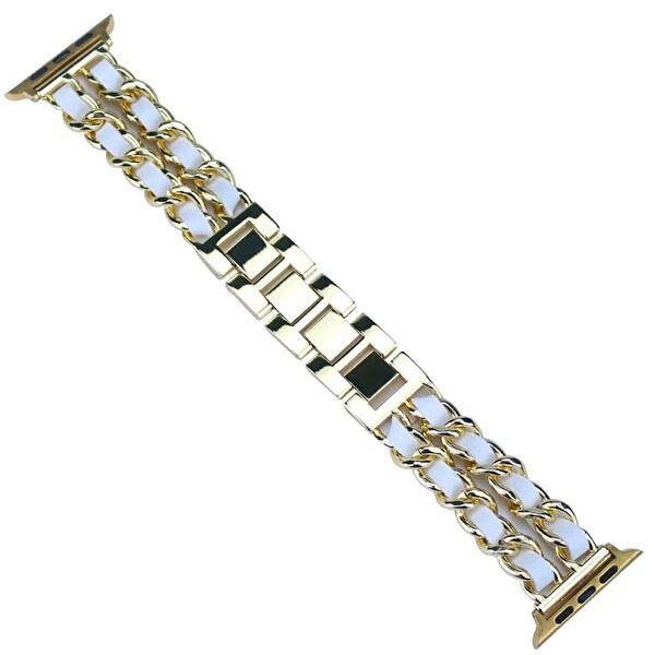 Stylish Metal Band for Apple Watch 42/44/45mm in the group SMARTPHONE & TABLETS / Excercise, home & leisure / Apple Watch & Accessories / Accessories at TP E-commerce Nordic AB (A20297)