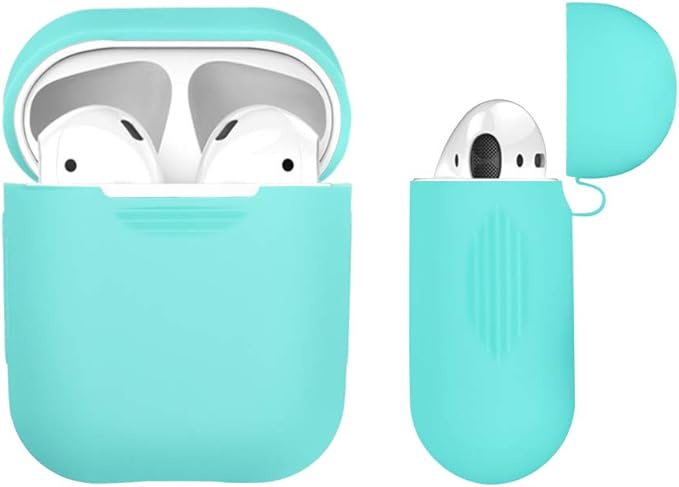 Skyddsfodral i silikon till Apple Airpods, Blå in the group HOME ELECTRONICS / Audio & Picture / Headphones & Accessories / Accessories at TP E-commerce Nordic AB (A20335)