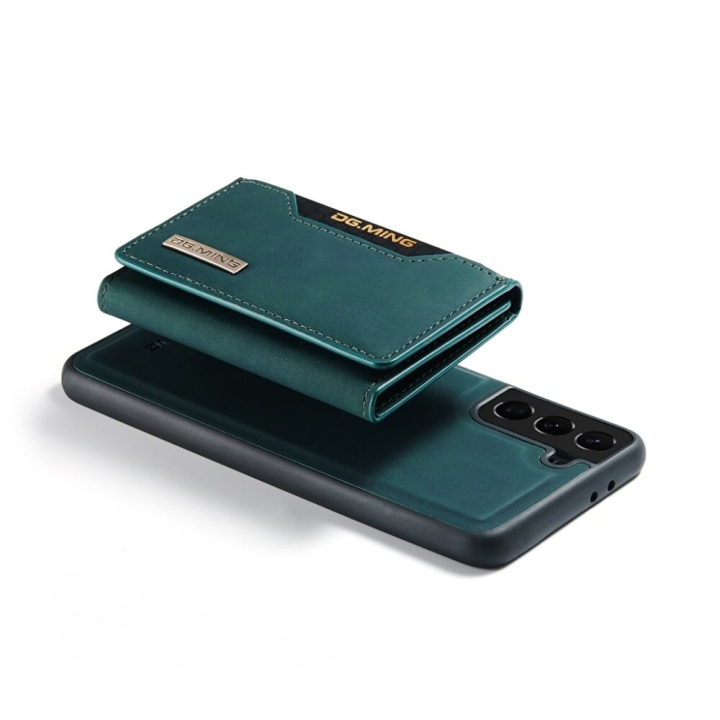 Skal till Samsung S21 Plus med avtagbar plånbok, Grön in the group SMARTPHONE & TABLETS / Phone cases / Samsung at TP E-commerce Nordic AB (A20454)