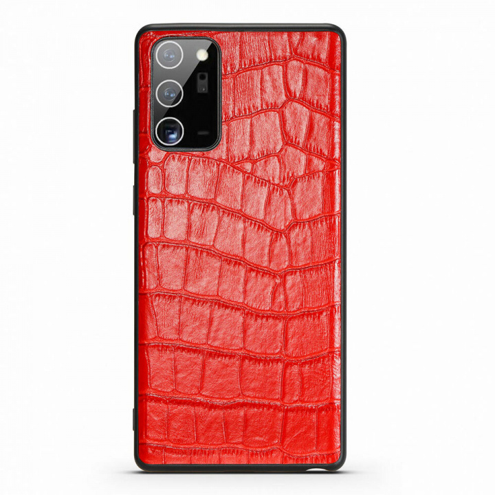 Leather case for Samsung Note 20, Red in the group SMARTPHONE & TABLETS / Phone cases / Samsung at TP E-commerce Nordic AB (A20473)