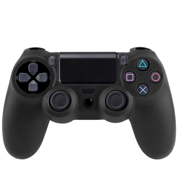 Silikonskydd till PS4 handkontroll - Svart in the group HOME ELECTRONICS / Game consoles & Accessories / Sony PlayStation 4 at TP E-commerce Nordic AB (A20512)