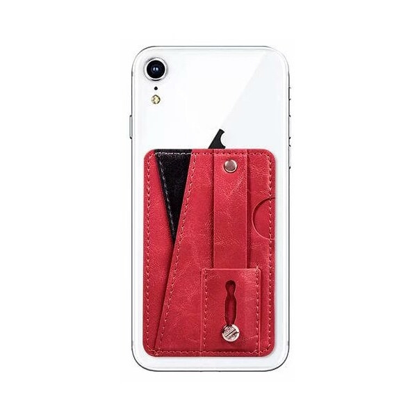 Stylish universal leather card holder in the group SMARTPHONE & TABLETS / Other accessories / Other at TP E-commerce Nordic AB (A20559)