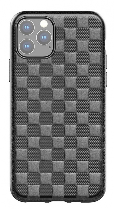 Checked motif in soft TPU case for iPhone 11 Pro, Black in the group SMARTPHONE & TABLETS / Phone cases / Apple / iPhone 11 Pro at TP E-commerce Nordic AB (A20610)