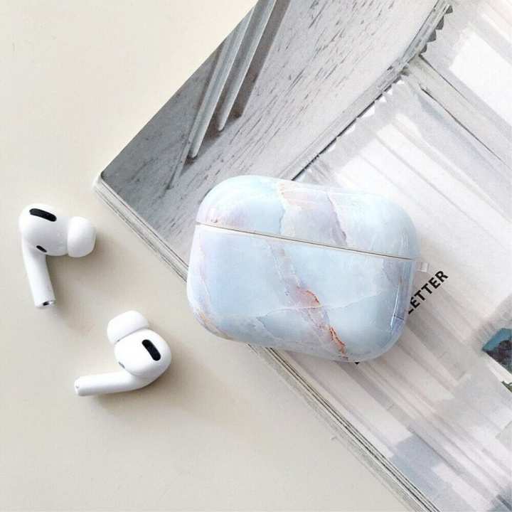 Protective Case for Apple Airpods Pro, Marble in the group HOME ELECTRONICS / Audio & Picture / Headphones & Accessories / Accessories at TP E-commerce Nordic AB (A20666)
