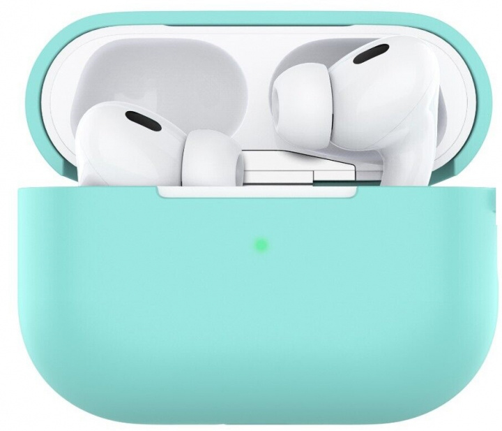 Skyddsfodral i silikon till Apple Airpods Pro, Blå in the group HOME ELECTRONICS / Audio & Picture / Headphones & Accessories / Accessories at TP E-commerce Nordic AB (A20670)