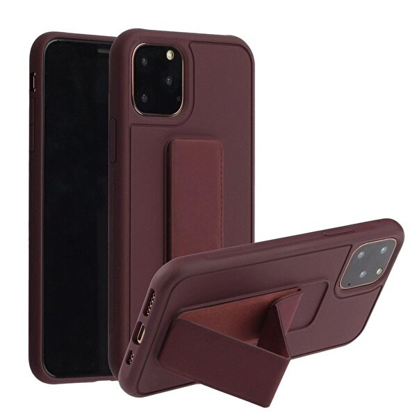 Silikonskal med ställ till iPhone 11 Pro Max in the group SMARTPHONE & TABLETS / Phone cases / Apple / iPhone 11 Pro Max at TP E-commerce Nordic AB (A20704)