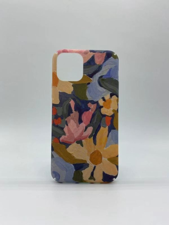 Marmorskal med blommig målning till iPhone 11 Pro Max in the group SMARTPHONE & TABLETS / Phone cases / Apple / iPhone 11 Pro Max at TP E-commerce Nordic AB (A20712)